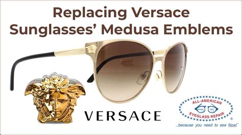 versace sunglasses replacement parts|versace glasses medusa head replacement.